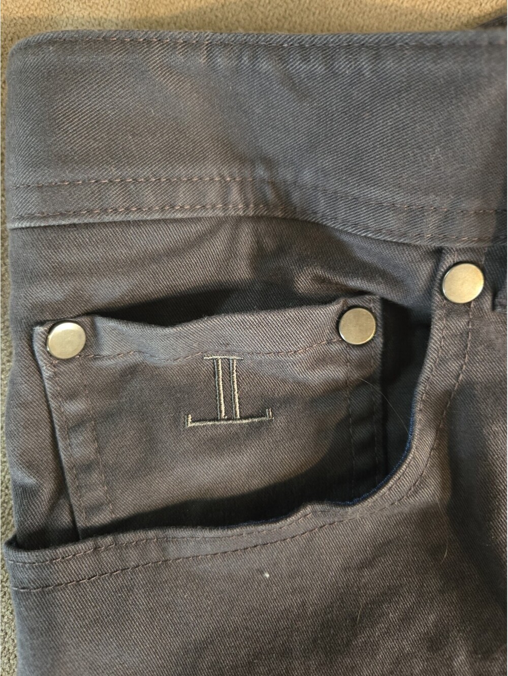 Lucchese Pants Men’s 36x34 (actual 34x28) Gray Western Cowboy Rodeo Slim - Picture 5 of 8